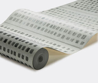 Wall&amp;dec&ograve; 'Changing Dots Ts' wallpaper, grey and ochre MULTICOLOUR WADE20CHA143MUL