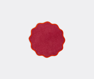 La DoubleJ 'Rainbow Raspberry Cloud' tablemat, set of two MULTICOLOUR LADJ23CLO369PUR