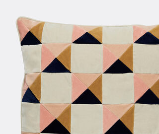 Christina Lundsteen 'Bonnie' cushion, rose, barley and dark blue MULTICOLOUR CHLU26BON605MUL
