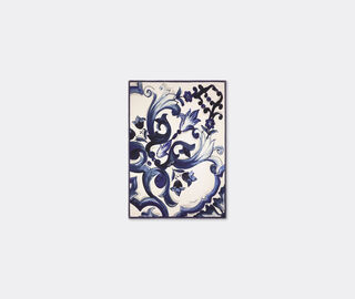 Dolce&amp;Gabbana Casa 'Blu Mediterraneo' wool blanket, blue BLUE DGCA25BLA940BLU