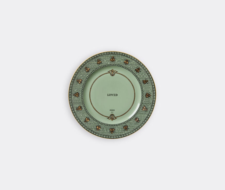 Gucci 'Bee' charger plate, set of two  GUCC20ODI179GRN