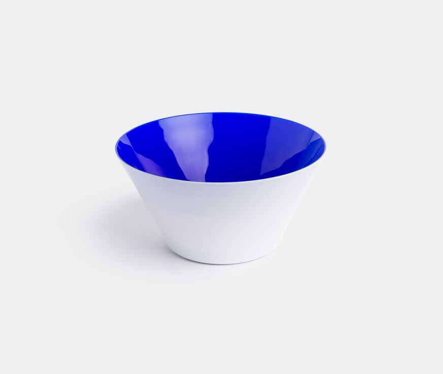 NasonMoretti 'Lidia' bowl, large Blue, white NAMO18LID021BLU