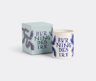 L'Objet 'Burning Desire' scented candle, white, blue and gold MULTICOLOUR LOBJ25RUA697MUL