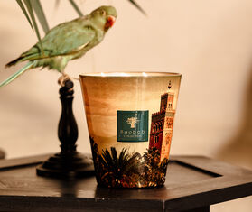 Baobab Collection 'Orientalist Koutoubia' candle, medium, brown and green GREEN BAOB24SCE201MUL