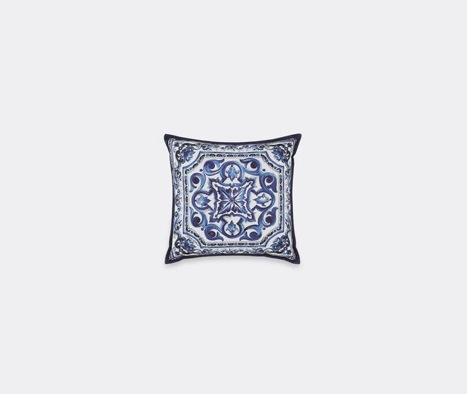 Dolce&Gabbana Casa 'Maiolica' cushion, blue BLUE DGCA26OUT521BLU