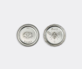 Gucci 'Star Eye Bee' coaster, set of two SILVER GUCC22COA843SIL