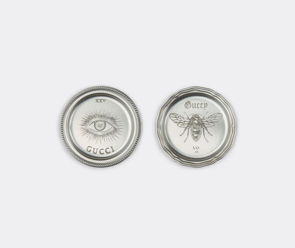 Gucci 'Star Eye Bee' coaster, set of two SILVER GUCC22COA843SIL