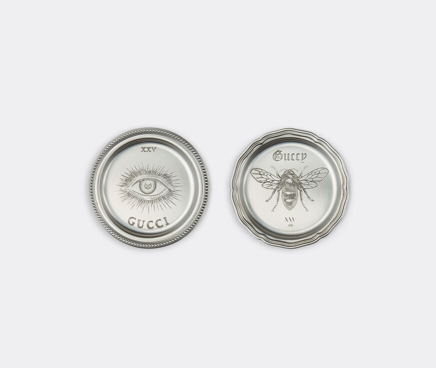 Gucci 'Star Eye Bee' coaster, set of two silver GUCC22COA843SIL