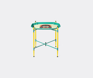Gucci 'Sprovveduta Et&agrave;' folding table, medium MULTICOLOUR GUCC18FOL490YEL
