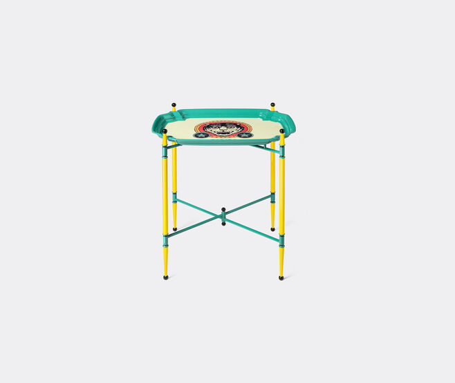 Gucci 'Sprovveduta Et&agrave;' folding table, medium MULTICOLOUR GUCC18FOL490YEL