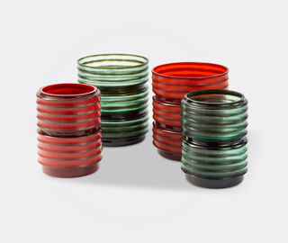 POLSPOTTEN 'Layer' vase, large, red CORAL POLS25VAS577COR