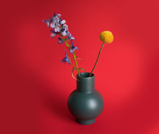 Raawii 'Str&oslash;m' vase, large GREEN RAAW19BIG157GRN