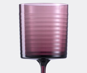 NasonMoretti &#39;Gigolo&#39; water glass, striped violet PURPLE NAMO22GIG966PUR