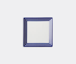 L'Objet 'Perlee' square vide poche tray, blue BLUE LOBJ23PER742BLU