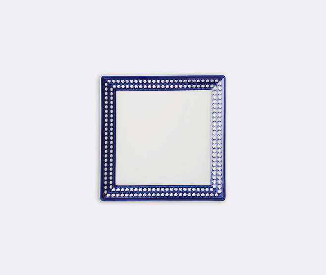 L'Objet 'Perlee' square vide poche tray, blue BLUE LOBJ23PER742BLU