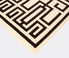 Amini Carpets 'Labirinto' rug, black  AMIN19LAB732BLK