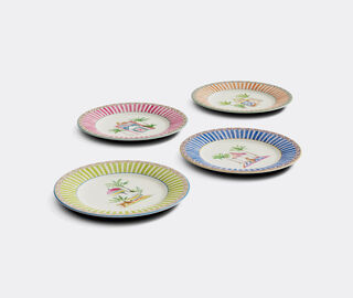 Lisa Corti 'Sariska' dessert plate, set of four, multicolor MULTICOLOUR LICO25SET817MUL