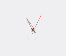 Nomon 'Cris' clock, chromed brass and walnut WALNUT NOMO21CRI378MUL