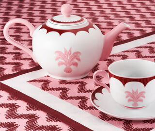 Aquazzura Casa 'Jaipur' teapot, bordeaux and pink MULTICOLOUR AQUA23JAI669MUL