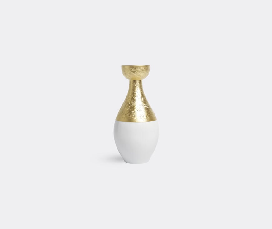 Rosenthal ‘Magic Flute Sarastro’ vase, large White, Gold ROSE15VAS518GOL