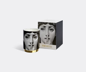 Fornasetti &#39;Silenzio&#39; candle, Teme e Variazione decor GOLD FORN25SCE535MUL