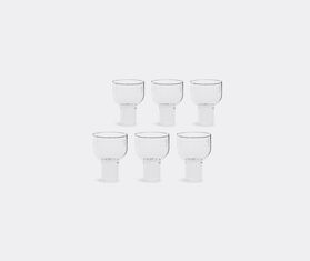 Ichendorf Milano 'Wabi Sabi' high teacup, set of six TRANSPARENT ICMI18WAB617TRA
