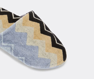Missoni 'Giacomo' soft slippers, black multicolor MULTICOLOUR MIHO24GIA949BLK