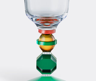Reflections Copenhagen 'Mayfair' tall crystal glass, set of two MULTICOLOUR REFL21MAY080MUL
