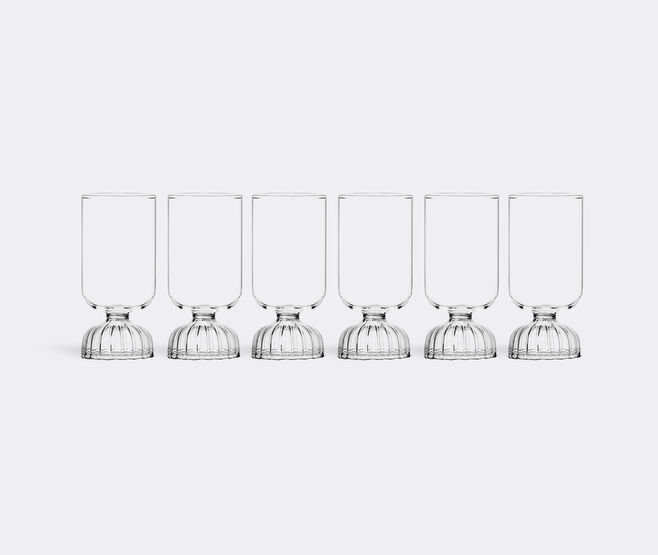 Ichendorf Milano 'Tutu' shot glass, set of six TRANSPARENT ICMI24TUT067TRA