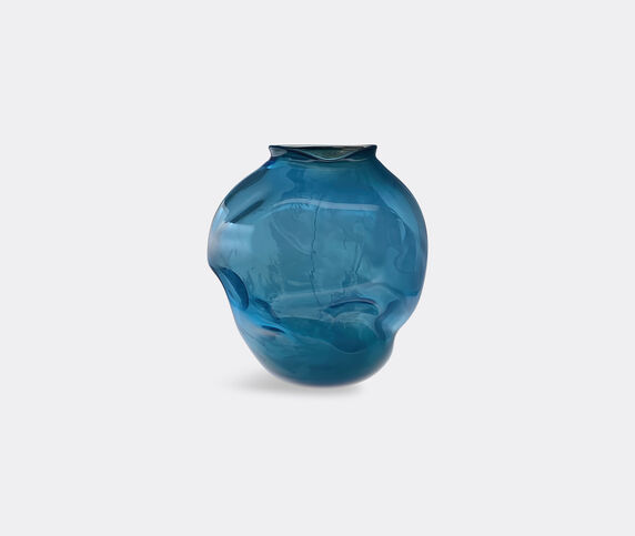 Alexa Lixfeld 'Krater' vase, freeze blue Freeze Blue ALEX23GLA587BLU