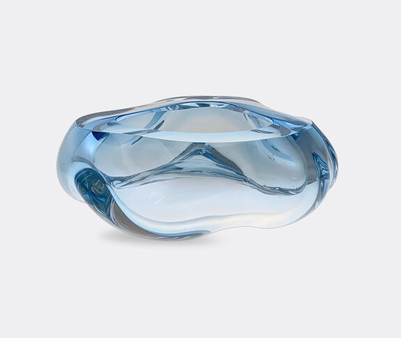 Alexa Lixfeld Glass Sculpture  - Ocean Open  Light Blue undefined ${masterID} 2