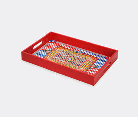 Dolce&amp;Gabbana Casa &#39;Carretto Siciliano&#39; tray, rectangular MULTICOLOUR DGCA23REC762MUL