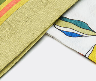 La DoubleJ 'Borboni White' tablecloth, medium MULTICOLOUR LADJ23MED482WHI