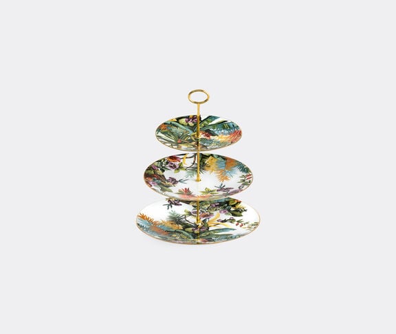 Simone Guidarelli Home Jungle White - Cake Stand 3 Levels undefined ${masterID} 2