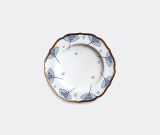 La DoubleJ 'Oppio' soup and dinner plate set MULTICOLOUR LADJ17OPP709MUL