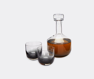 Tom Dixon 'Tank' whiskey glass, set of two BLACK TODI19TAN258BLK