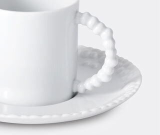 L'Objet 'Mojave' espresso cup &amp; saucer WHITE LOBJ21EXP158WHI
