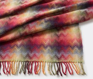 Missoni 'Montgomery' blanket RED MIHO20MON150MUL