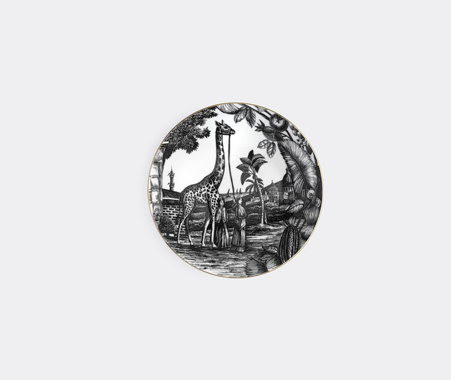 Simone Guidarelli Home 'Sunset Safari' soup plate, black and white MULTICOLOUR SIMO26SOU693MUL