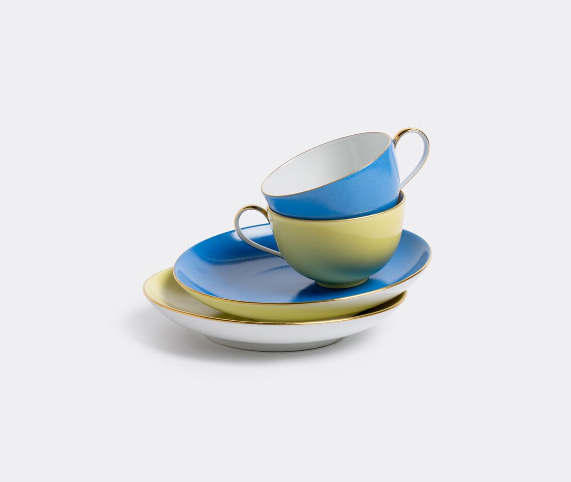 Kpm Berlin Tea And Coffee Lemon In Lemon, Blue