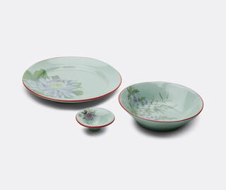 Pierre-Louis Mascia Floral dinner plate, chrysanthemum, light blue LIGHT BLUE PLMA26PLA657LBL