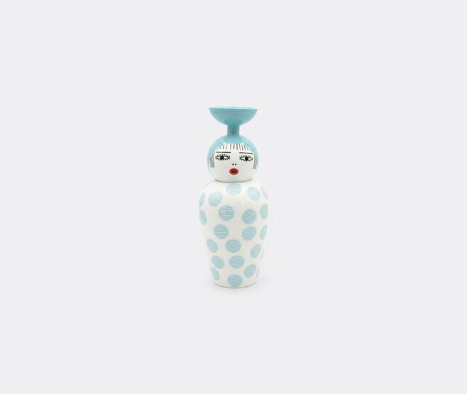 Seletti 'Canopie, Kiki', jar, white and sky blue MULTICOLOUR SELE26DOL686MUL