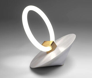 Chris Basias Studio 'Helen' table and floor lamp, L, white MULTICOLOUR CTLI19HEL706WHI