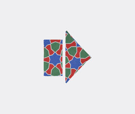 Cabana &#39;Tiles&#39; napkin, set of four MULTICOLOUR CABA23TIL088MUL