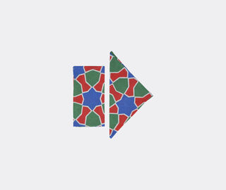 Cabana 'Tiles' napkin, set of four MULTICOLOUR CABA23TIL088MUL