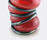 Vanessa Mitrani 'Chain Ring' vase, red  VAMI22CHA337RED