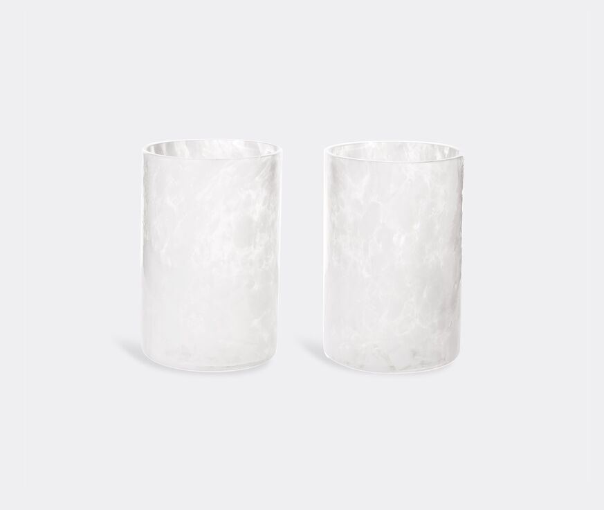 Stories of Italy 'Opale' tumbler, set of two Opaline white STLY20OPA462WHI