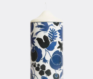 La DoubleJ 'Wildbird' pillar candle, blue BLUE LADJ25PRI904MUL