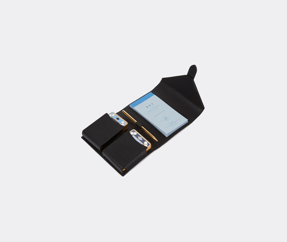 Smythson 'Panama' playing cards and case, set of two, black undefined ${masterID} 2