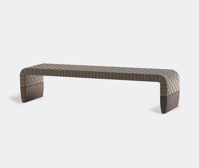 Poltrona Frau 'Brera' bench GREY POFR20BRE284GRY